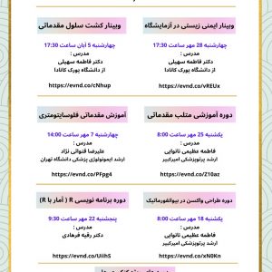 وبینارها و دوره های تخصصی-نیازجو