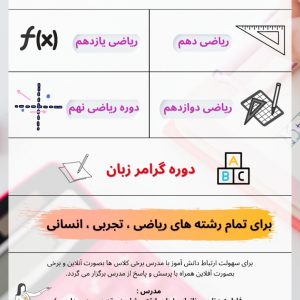 دوره های آنلاین ویژه کنکوری ها-نیازجو